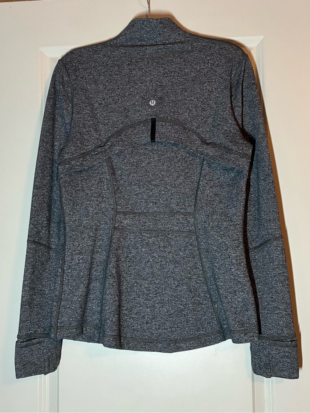Lululemon Define Jacket in Heathered Black Size 10 - Picture 7 of 8